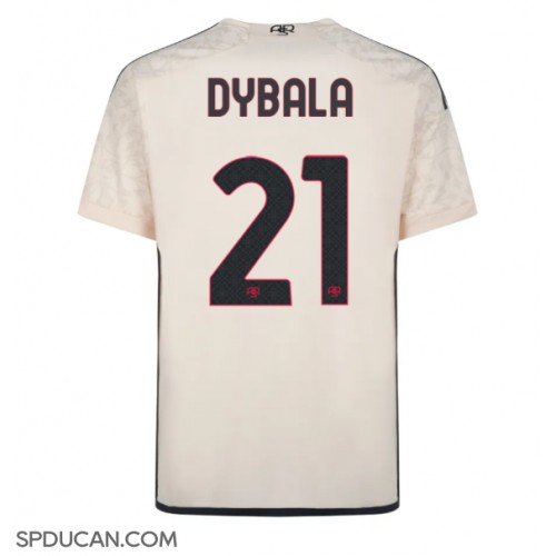 Muški Nogometni Dres AS Roma Paulo Dybala #21 Gostujuci 2023-24 Kratak Rukav